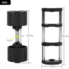 Gym Equipment Dumbbell Set 20kg Home Fitness Wholesale Gym Equipment 20kg 32kg 36kg Adjustable Dumbbell Set