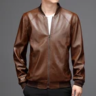 Black Leather Jacket Factory Price Outdoor Streetwear Winter Fashion Casual Black Mens Motorcycle Leather Jacket