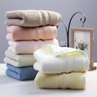100% 100 Cotton Bath Towels Customized LOGO Luxury 100% Cotton White Woven 5 Star Hotel Towels Bath Set
