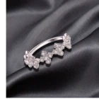 Sterling Silver Ring Flower Silver Silver Rings S925 Sterling Silver Ring Small Flower Ring Popular Simple Ring