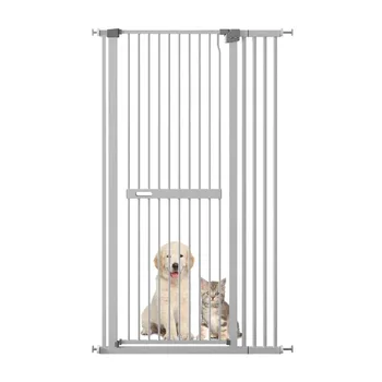 60" Extra Tall baby gate cat gate tall gates for doorways dog pet cat tall gates Closing Door for Stairs Hallway Kitchen Porch