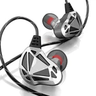 Earphones QKZ AK7 3.5mm Wired Gaming Earphones Stereo In Ear Earbuds With Mic Heavy Bass Sports Headset