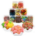 Sweet Sweet Halal Different Shapes Fruit Flavor Sweet Sour Soft Candy Gummy Candies