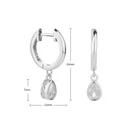 925 Earrings Brilliantly Gorgeous Sterling 925 Silver Hoop Earrings