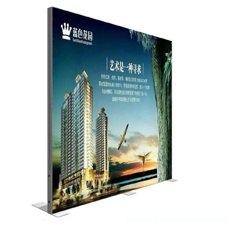 Double Sided Fabric Lightbox Caja De Luz Led Para Publicidad LED Free Standing Light Box for Advertising Standing Display details