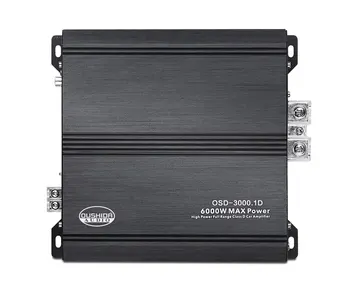 Oushida car audio amplifier 1 channel class D brazilian amplifier with RMS Power 3000 watt amplifier