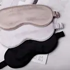Size Eye Logo Customized Natural Material Adult Size 100% Silk Sleeping Eye Mask
