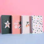 School Notebooks School Paper Cover Notebook Planner Agenda Daily Monthly Study Work Notepad Agenda School Stationery
