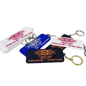 Customized logo cartoon keychain corner key pendant PVC soft rubber double-sided pendant backpack pendant