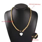 Pearl Wholesale Fashion Cold Wind Jewelry Thick Gold Chain Baroque Pearl Necklace Bracelet Sets