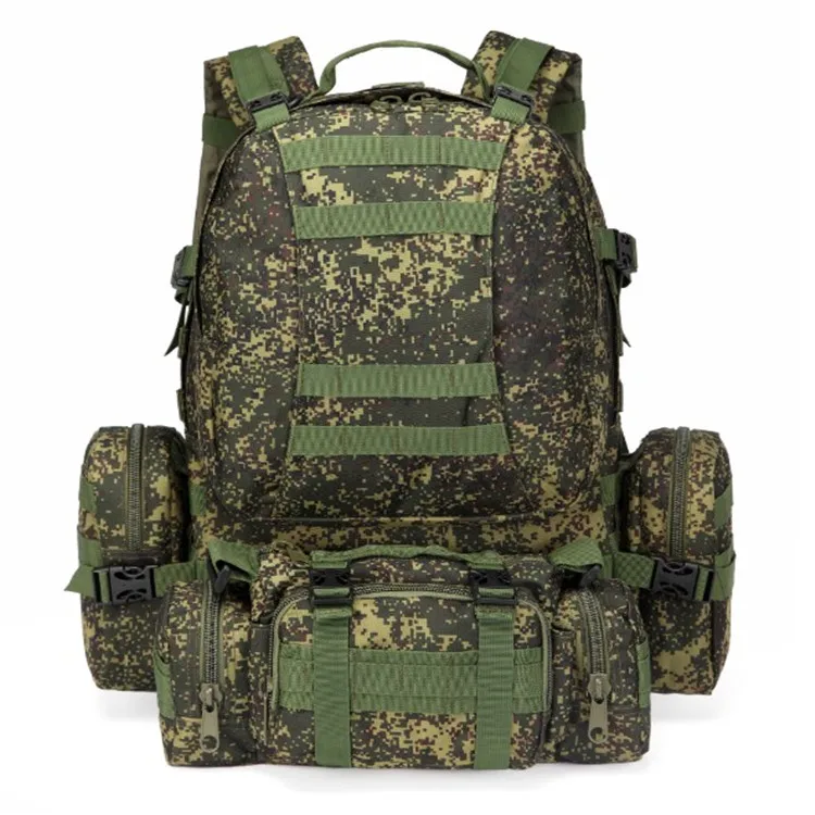 tan army backpack