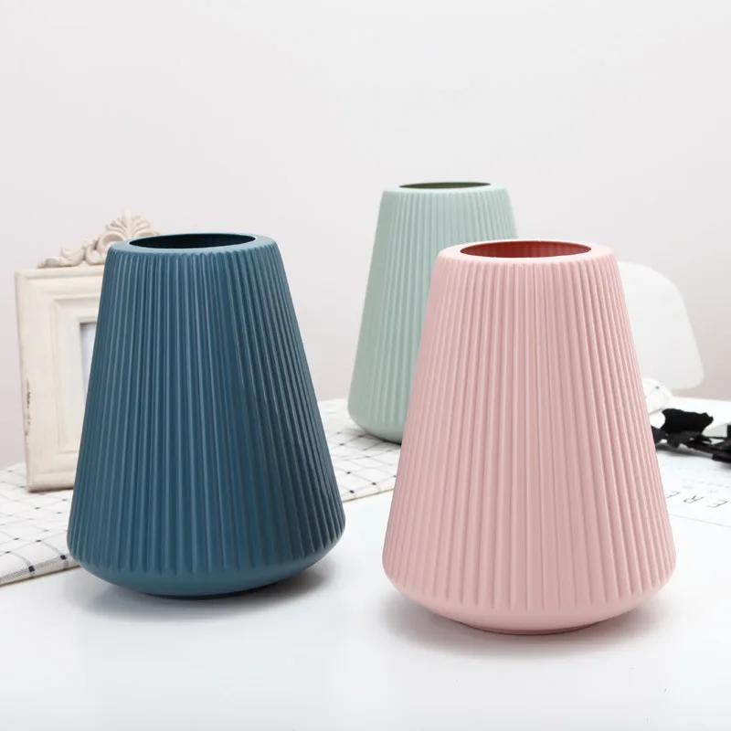 2023 new design hot sell living room furniture household products home decor flower vases Plastic vases
