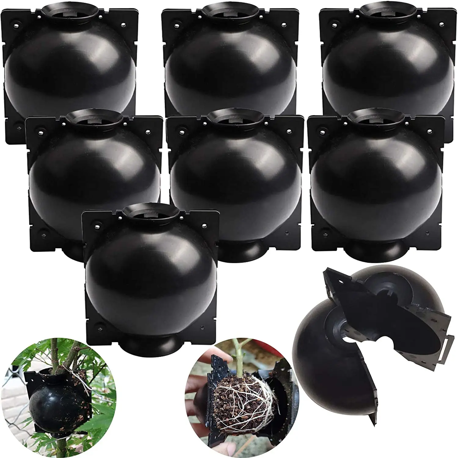 Details about   5 PCS Plant Rooting Device Propagation Ball High Pressure Box Growing Grafting-S 