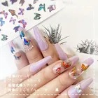 Nail Sticker Nail Laser Butterfly Sticker Ins Style 3D Sticker Waterproof Cute Butterfly Nail Sticker