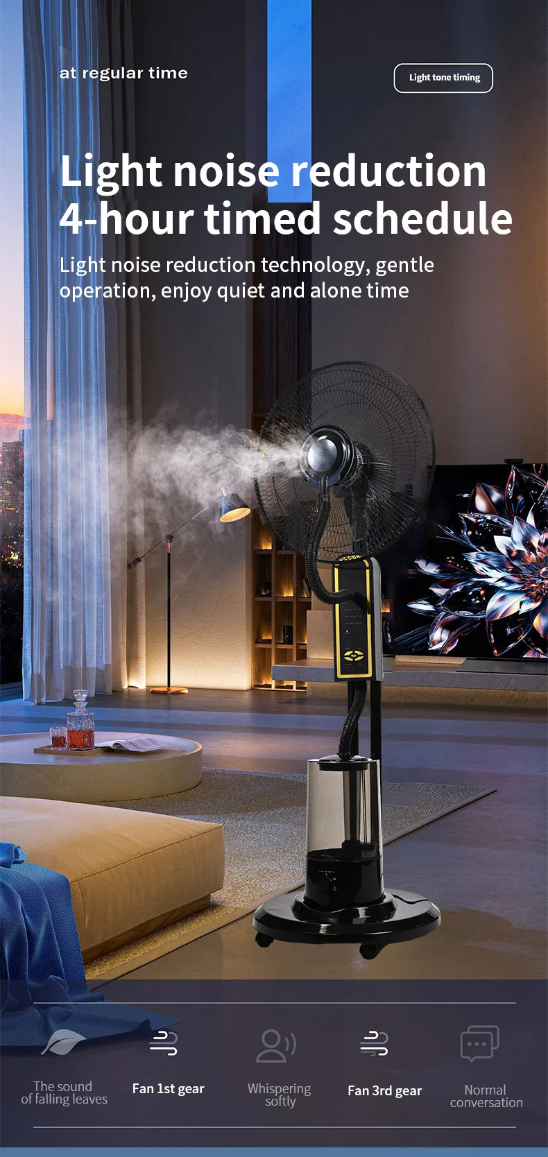 Spray Water Mist Fan, Plastic, Other Furniture - detail 16