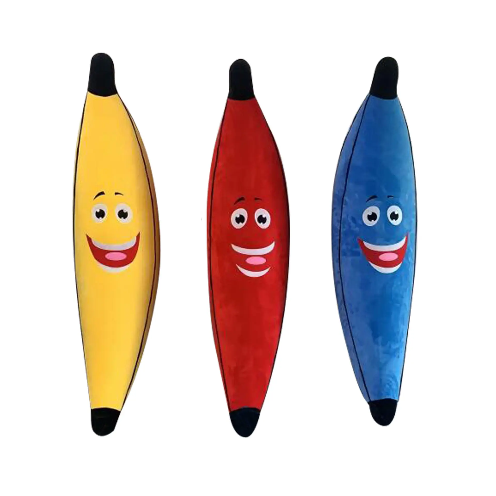 Giant Banana Inflatable Plush Toy Customized Available 180cm Inflatable Banana Plush Toy In Bulk