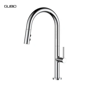 CE cUPC Modern Flexible Swivel Single Handle Pull Out Kitchen Sink Hot Cold Water Saving Mixer Faucet Tap with sprayer
