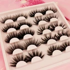 Eyelash Natural Color Organic Eyelash Sexy Eyelash Hand Made Bundle Faux Mink Lash