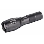 High Power Torch Adjustable Focus High Power Rechargeable T6 Torch Light Aluminium Zoom Telescopic Flashlight