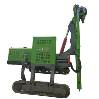 Solar crawler farm diesel drop hammer-pile-drivers driving piling rig machine suppliers