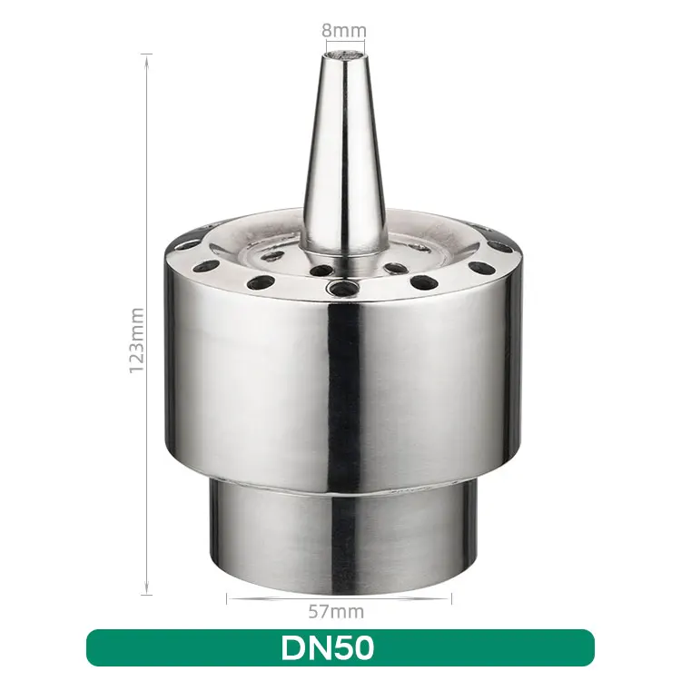 Stainless Steel Water Jumping Laminar Jet Popular Brass Dry Fountain Nozzle for Stone Garden Fountains manufacture