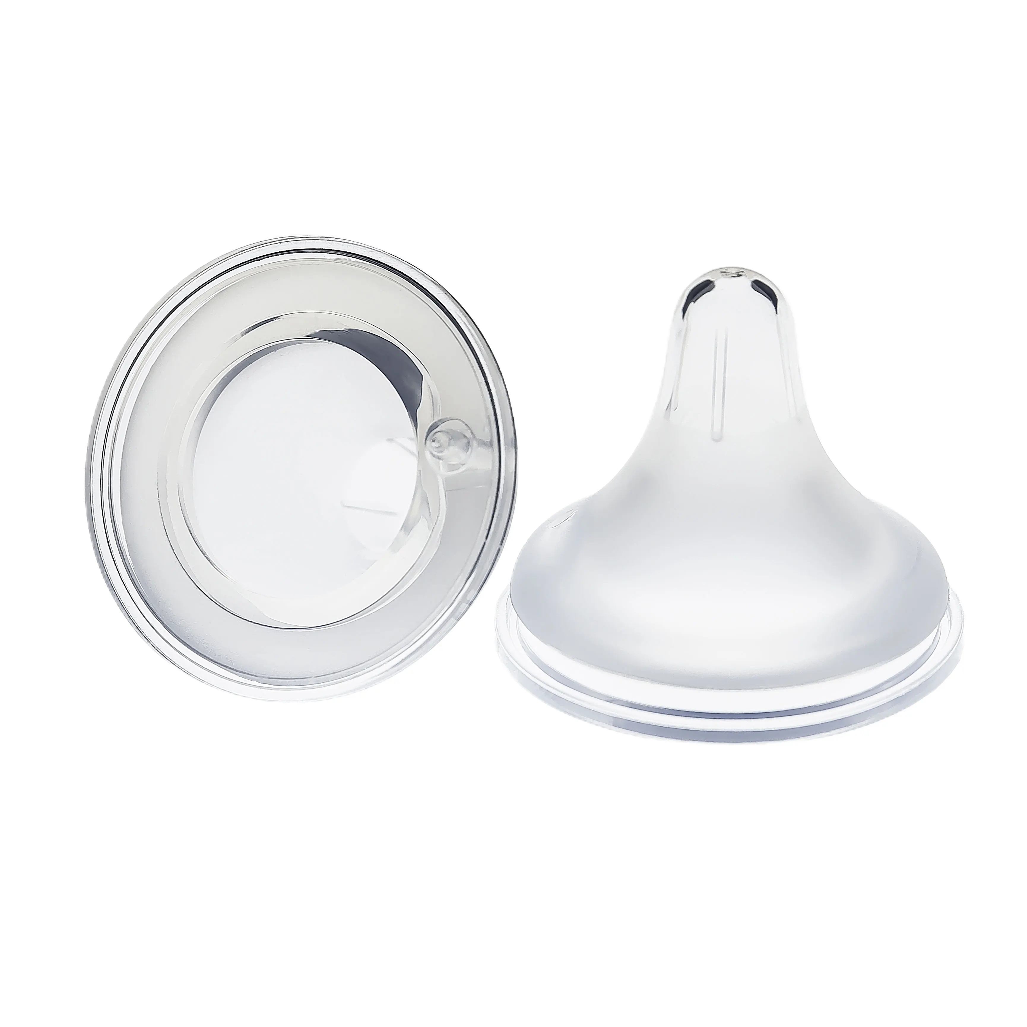 EN14350 Wide neck Caliber LSR Bottle Teat Breastfeeding Feeding Baby Bottle Nipple replacement for babies