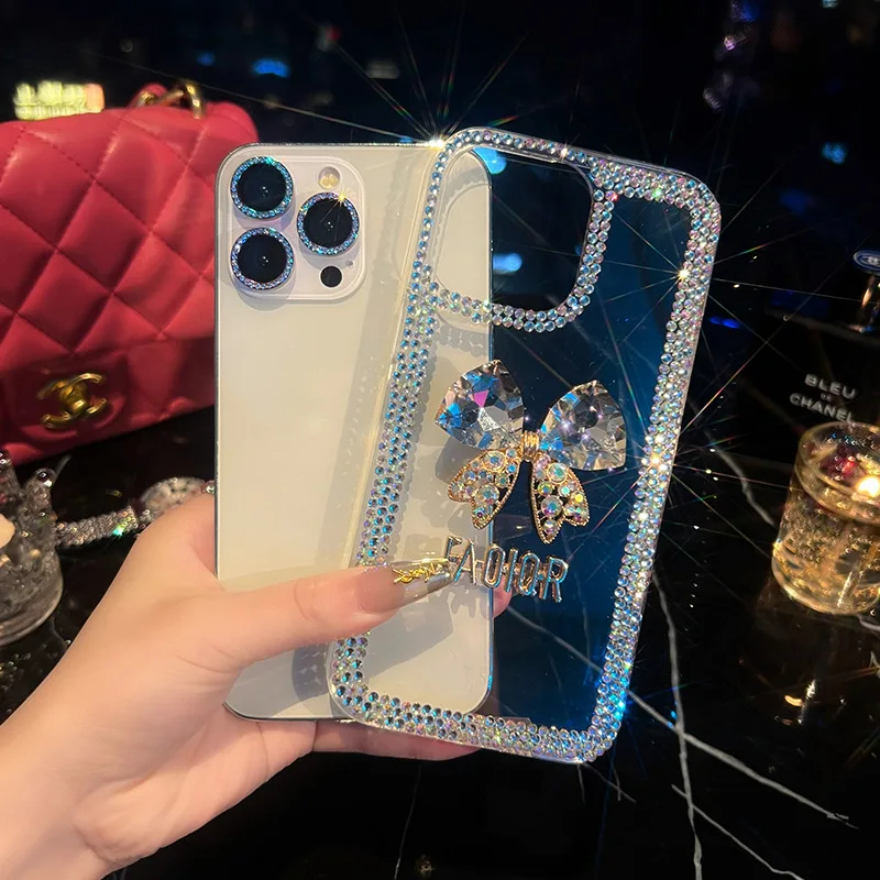 Luxury Lady Women Phone Cases Mobile Cover for iPhone 15 14 12 11 XR XS Max 8 7 Plus Samsung S24 S23 A14 A54