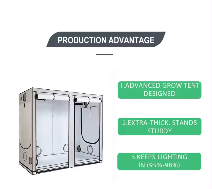 Indoor Hydroponics 600d 1680d Mylar Fabric White Liner 80x80x160cm Grow Zelt Growbox Grow Box Grow Tent for Plant Growth