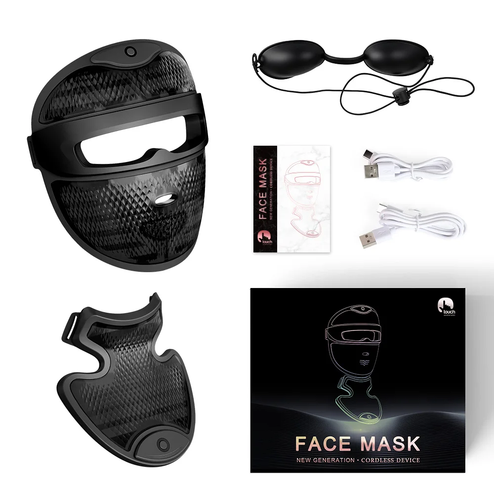 3D LED Beauty Mask 7-in-1 Photon Therapy CE Certified Face Mask with 7 Colors for Skin Rejuvenation