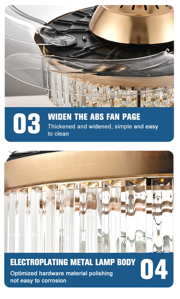 Ceiling Fan, LED, AC110_240V, 55W - detail 18