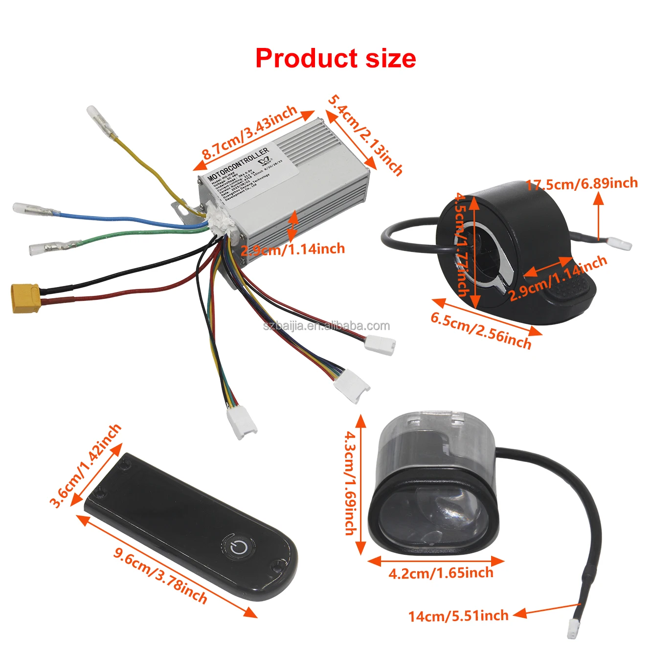 MO-MAX 48V 33km/h Motherboard Switchboard Main Board Controller for 10inch Electric Scooter Parts MOTCRCONTROLLER