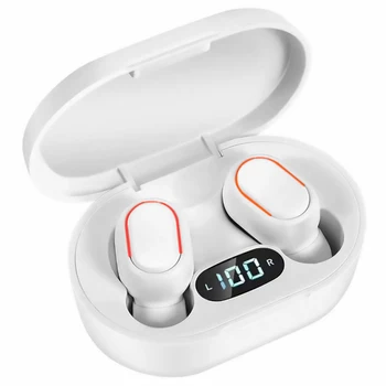 Amazon Best Selling BT 5.0 Headphones LED Wireless Earphones Magnetic Suction Bass Earphone Sports Earbuds E7S