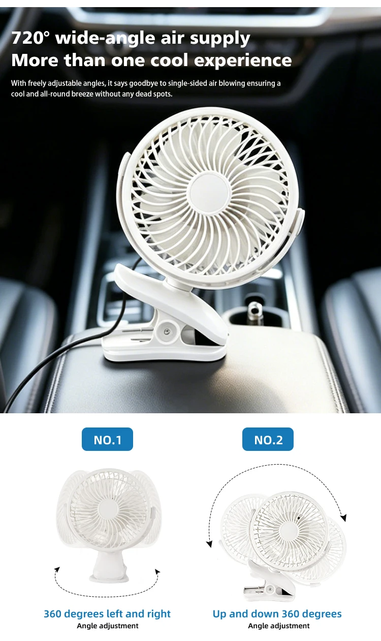 Ceiling Fan, Portable, Plastic, 12W - detail 6