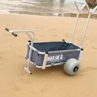 Cart Beach Trolley Cart Beach Trolley Cart Balloon Wheels Beach Cart TC2023 Beach Cart Tires