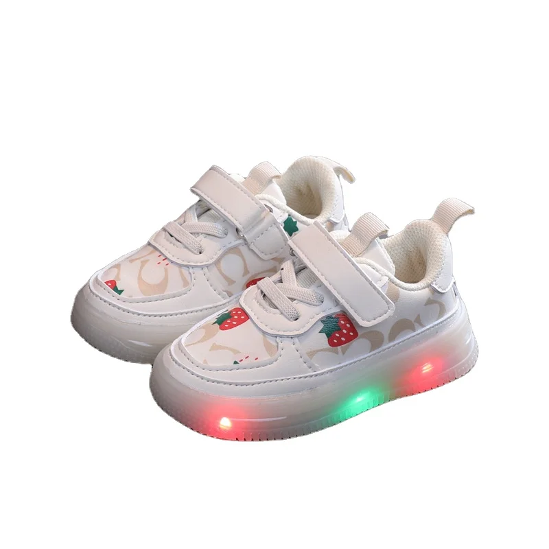New Girls' Sneakers Led Flashing 