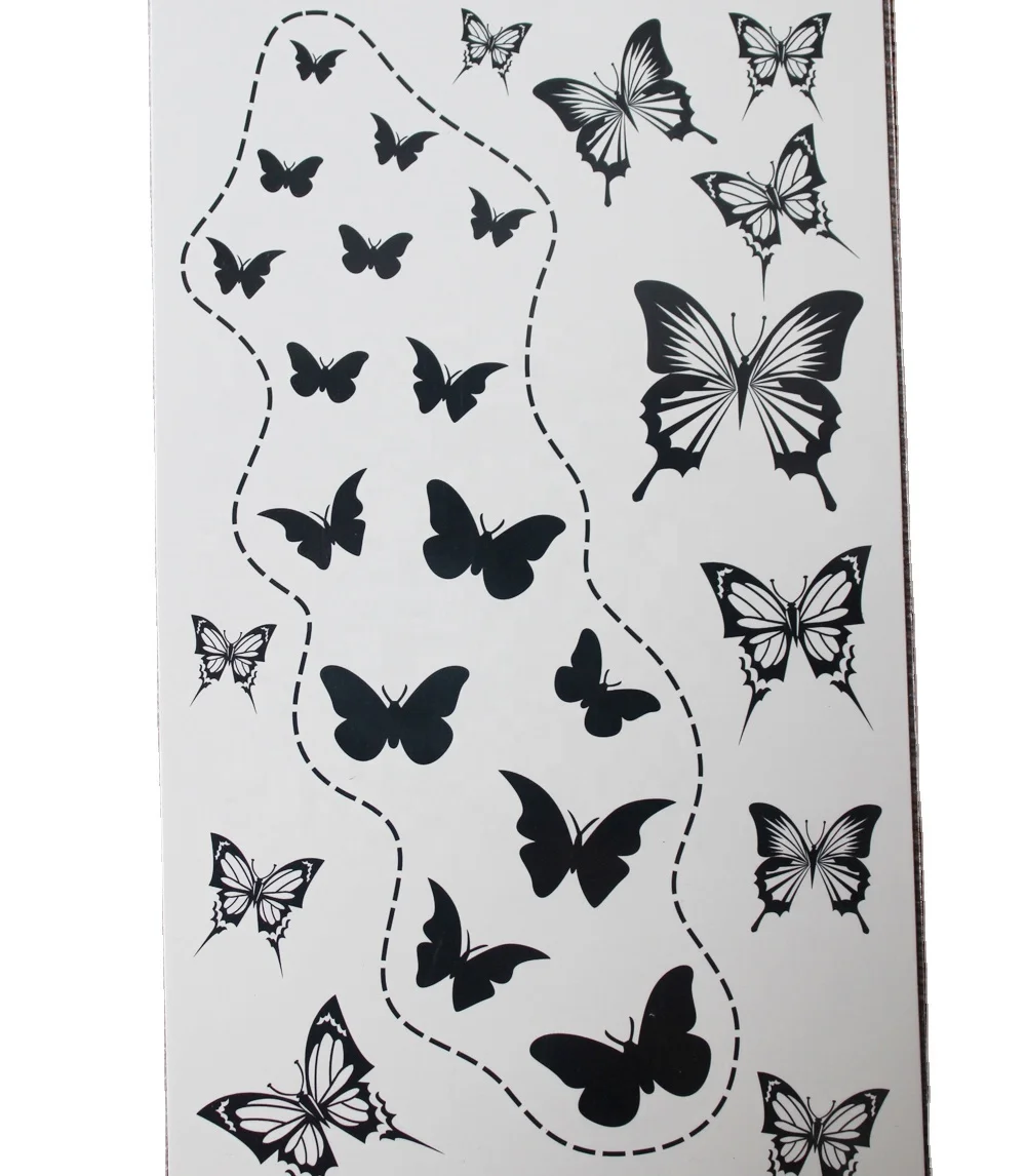 2023 A Great Variety Of Models Black Butterflies Tattoos Designs Butterfly  Tattoo Sticker - Buy Butterflies Tattoo,Butterflies Tattoos Designs,Butterfly  Tattoo Sticker Product on 