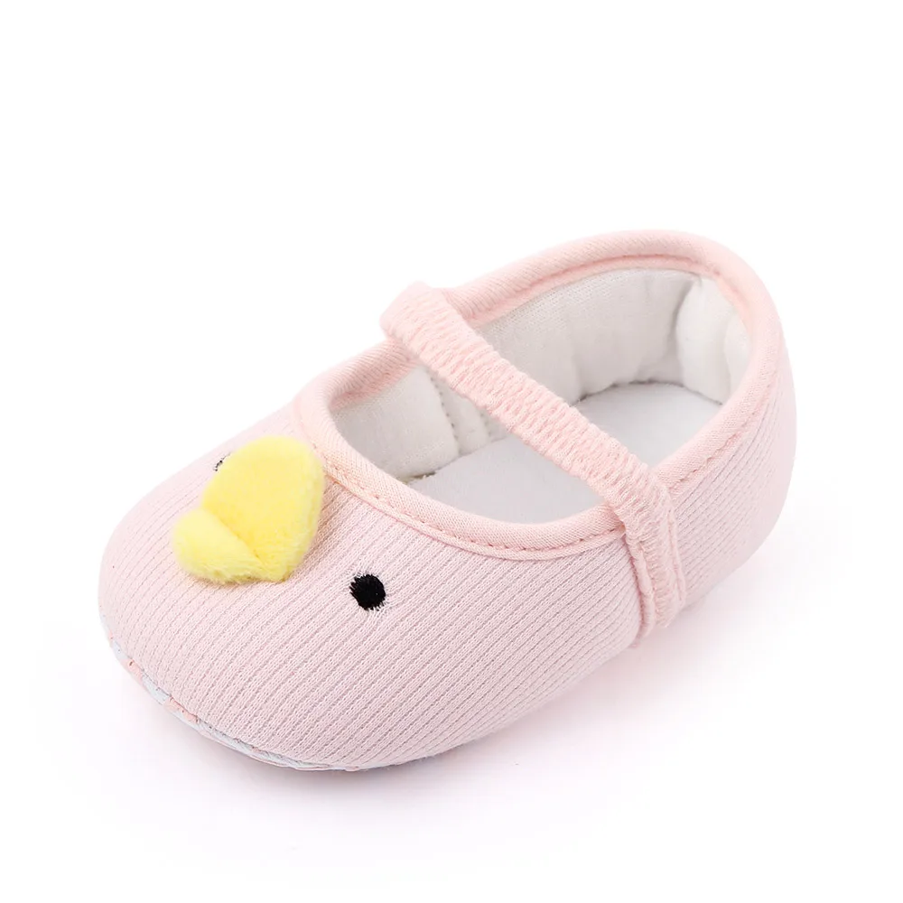 New Baby Solid Color Elastic Cute Cartoon Duck Soft Soled Comfortable Infants Toddler Shoes factory
