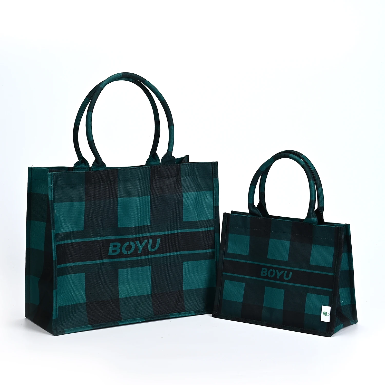 Reusable Printed RPET Bags Outdoor Travel Shopping RPET Bags Large Capacity Linen Tote Bags Custom Prints supplier