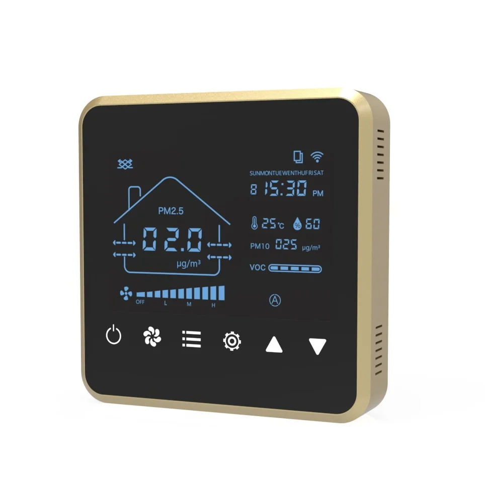 Mia-a900 Smart Ventilation Controller Show Voc And Co2 And Humidity Erv /hrv System Rs485 Wifi Tuya Remote Control - Buy Controller,Smart Remote Controller,Tuya Remote Control Product on Alibaba.com