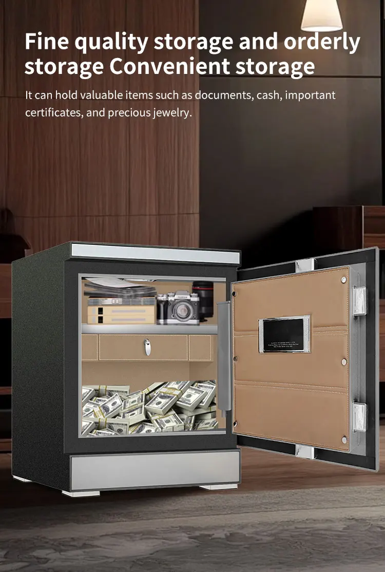 CEQSAFE Best Selling Luxury Steel TUYA APP WIFI Safe Box with Digital Lock Anti-Theft Safety Box manufacture