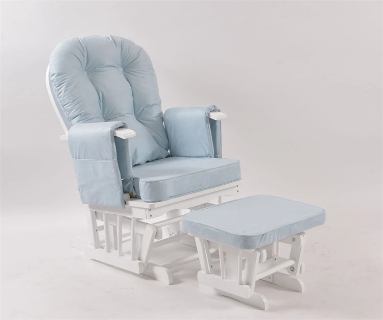 nursing rocking chair and stool