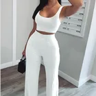 Romper Casual Elegant Stacked Jumpsuit Trendy Sized Cotton Deep Cut Neck Romper 2 Piece Set Women Clothing