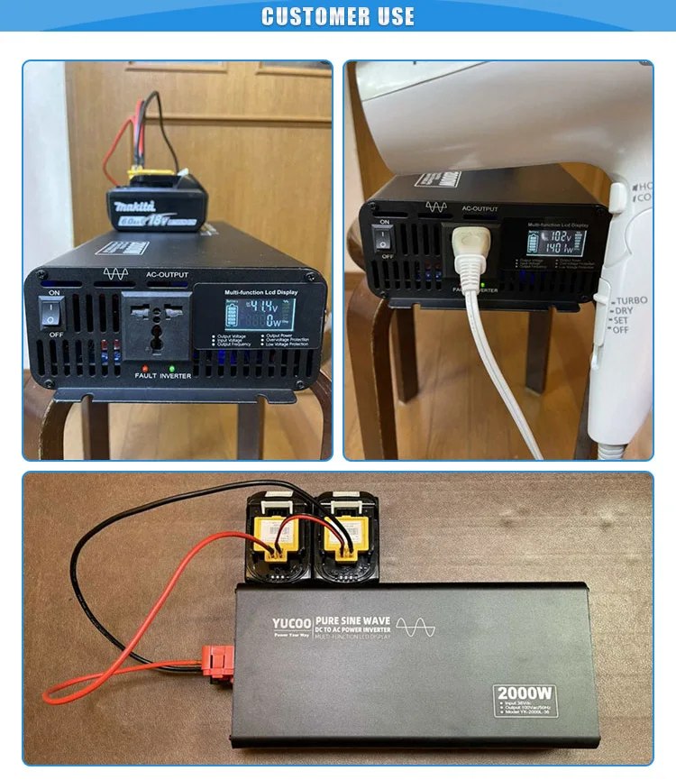 24v逆变器220v5000w,大车24v车载逆变器 纯正弦波 24v 至 220v 5000w 直流电源逆变器