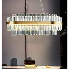Chandelier HITECDAD Interior Decorative Cristal Hanging Lighting Luxury K9 Crystal Chandelier Lights Hotel Villa