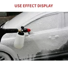 Wash Car Wash SPS High Pressure 1 L Black Stainless Steel Snow Foam Cannon Quick Release Car Wash