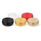 Tins Tin Jar 30ml 50ml 60ml 100ml 150ml Empty Round Gold Metal Tins 1oz 2oz 3oz 4oz 5oz Golden Aluminum Jar