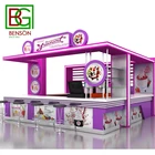 Sweet Shop Exquisite Kiosk Display Bar Sweet Shop Decoration Ice Cream Mall Kiosk Best Sale Chocolate Kiosk Design