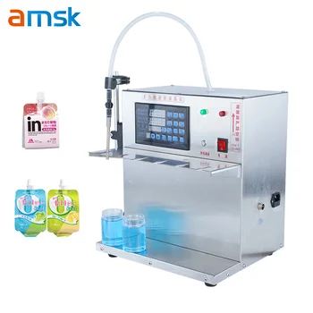 ZX-618 Automatic Milk Liquid Water Wrap Filling Machine Multifunctional Down-fill Stand-up Pouches Manual Foot-Operated Powder