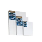 Sinoart Professional Art Supplies Stretched Cotton Linen Blank White Art Canvas For 3 Style