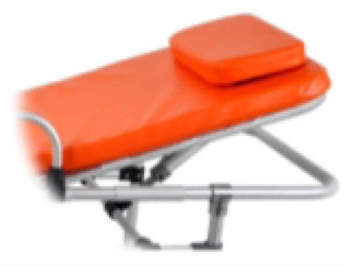 Medical Instruments Hospital Non Magnetic Back Adjustable MRI Patient Transfer Trolley With Rails Wheels Price supplier